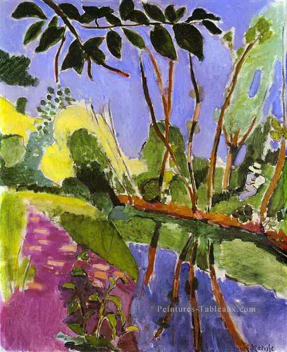 Le paysage de la Banque fauvaire abstrait Henri Matisse Peintures à l'huile